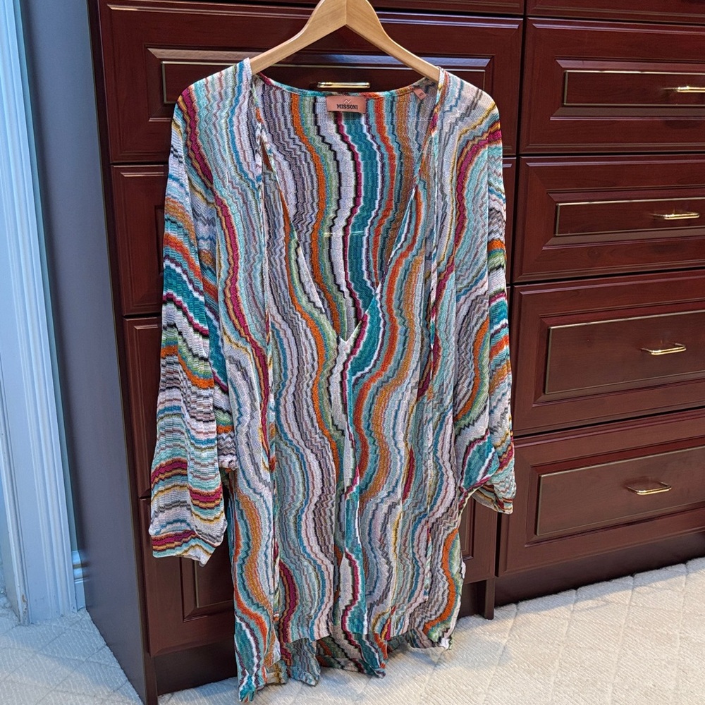 Missoni Multicolor Long Sleeve Dress